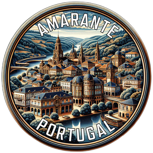 Amarante Portugal Souvenir Die Cut Flat Magnet 2-Inch