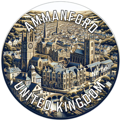 Ammanford United Kingdom Souvenir Vinyl Decal Sticker 2-Inch