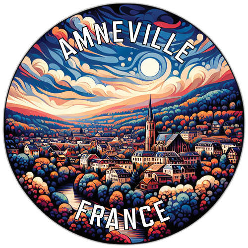 Amneville France Souvenir Die Cut Flat Magnet 6-Inch
