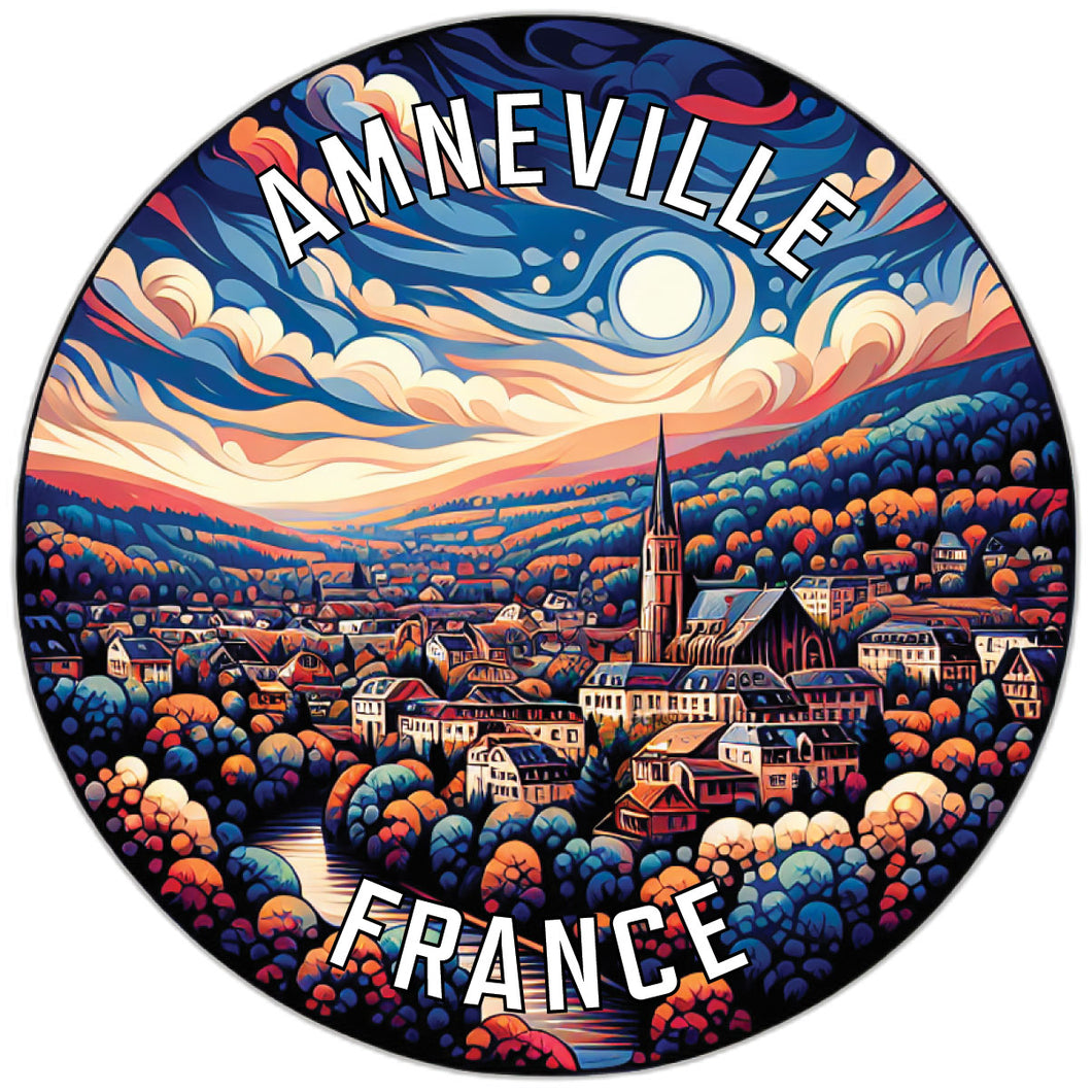 Amneville France Souvenir Die Cut Flat Magnet 6-Inch