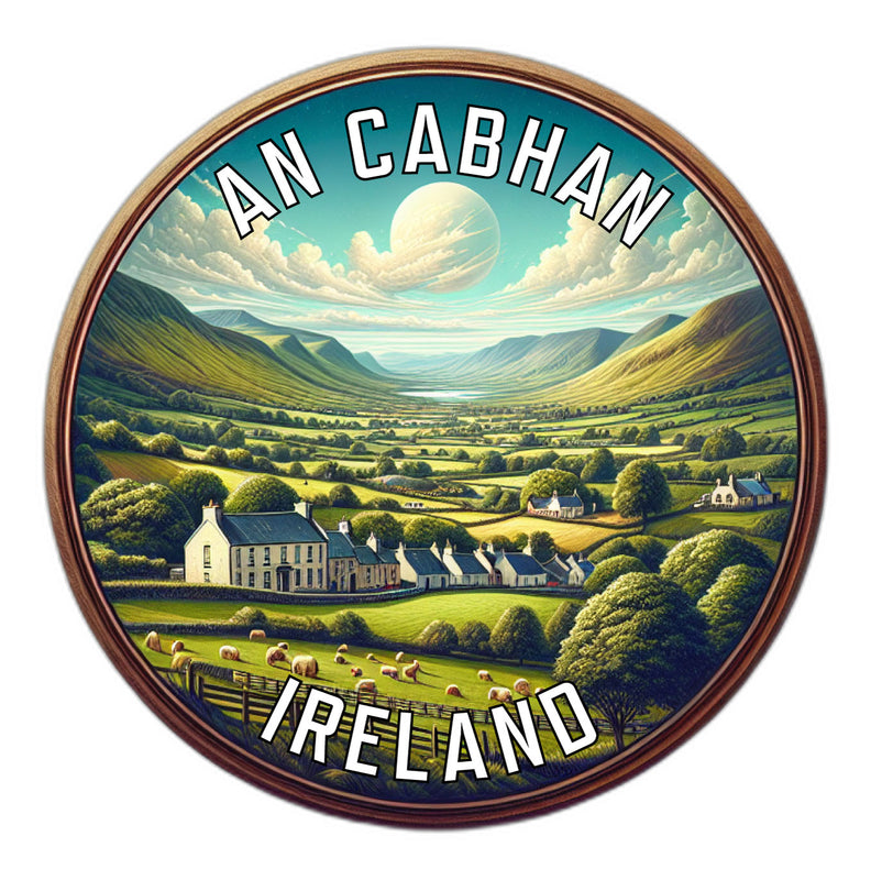 An Cabhan Ireland Souvenir Die Cut Flat Magnet 2-Inch