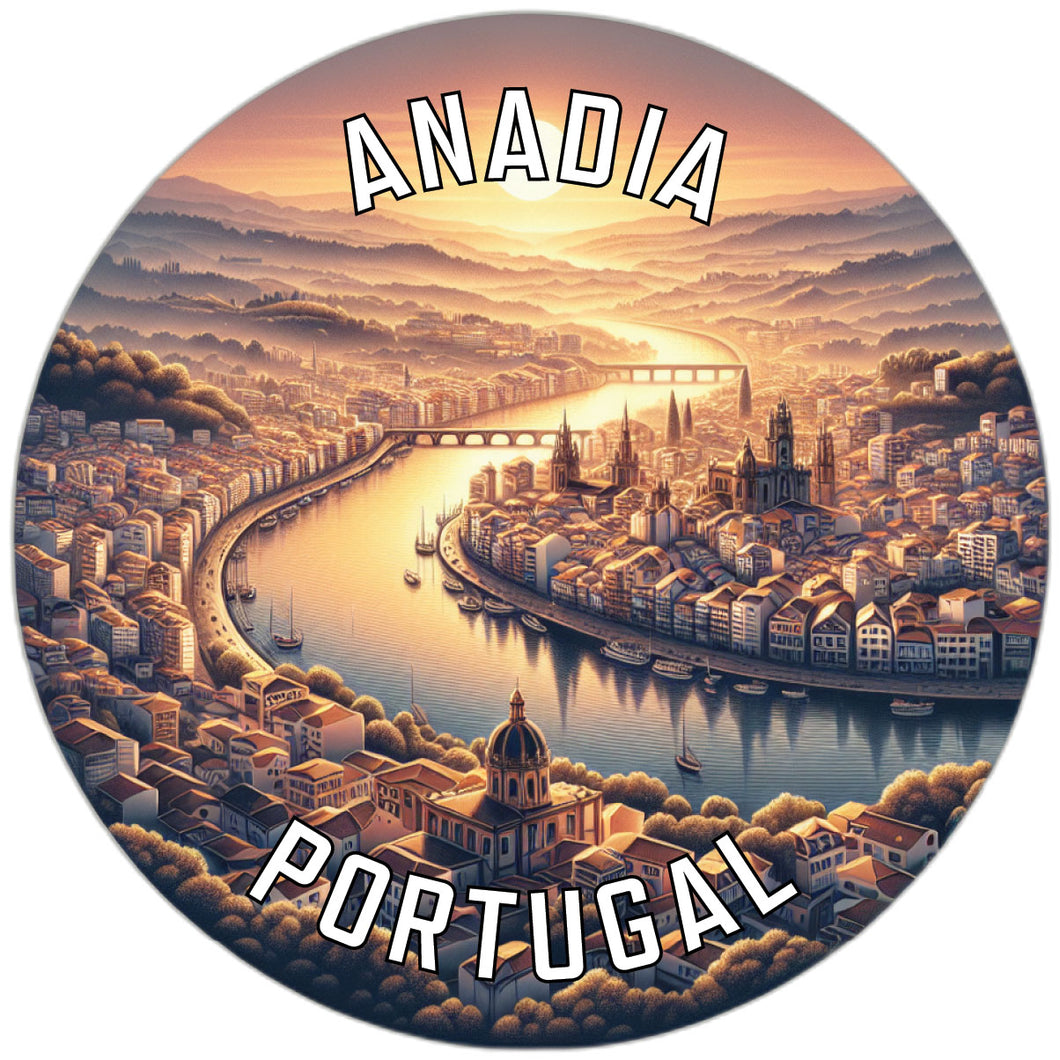 Anadia Portugal Souvenir Die Cut Flat Magnet 2-Inch