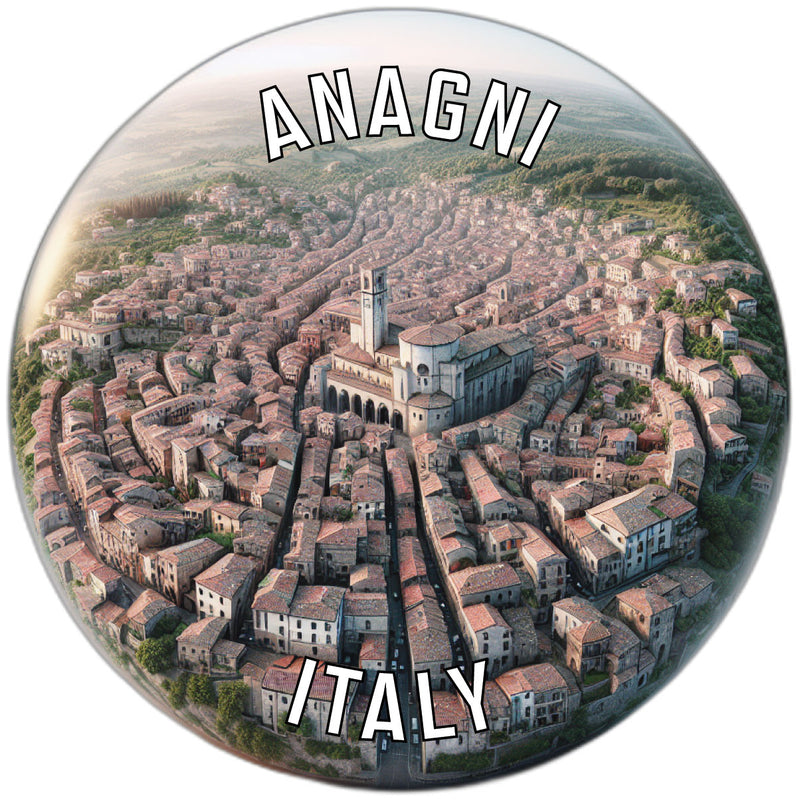Anagni Italy Souvenir Die Cut Flat Magnet 2-Inch