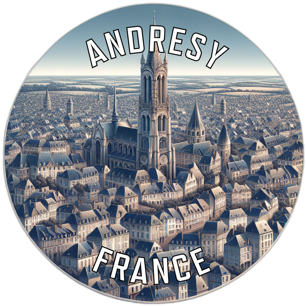 Andresy France Souvenir Vinyl Decal Sticker 2-Inch