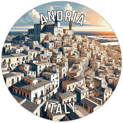 Andria Italy Souvenir Vinyl Decal Sticker 2-Inch