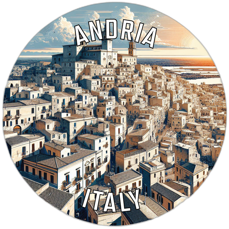 Andria Italy Souvenir Vinyl Decal Sticker 2-Inch