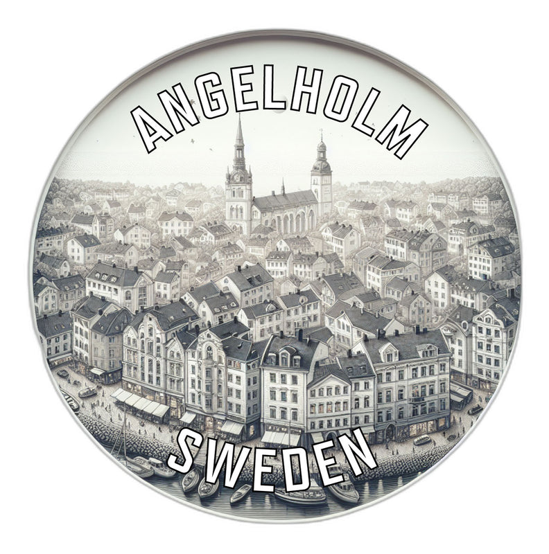 Angelholm Sweden Souvenir Vinyl Decal Sticker 6-Inch