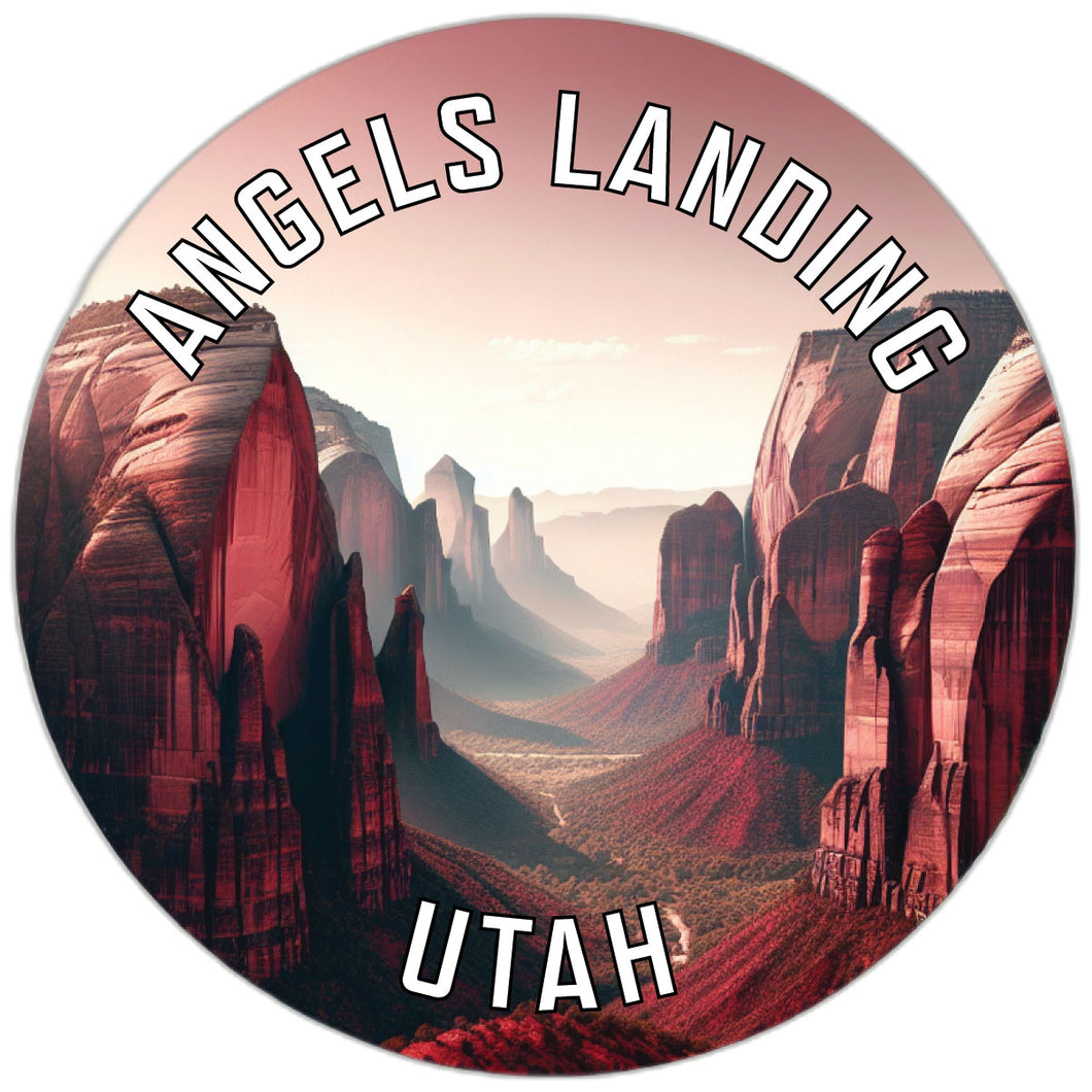 Angels Landing Souvenir Die Cut Flat Magnet 6-Inch