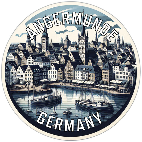 Angermunde Germany Souvenir Vinyl Decal Sticker 2-Inch