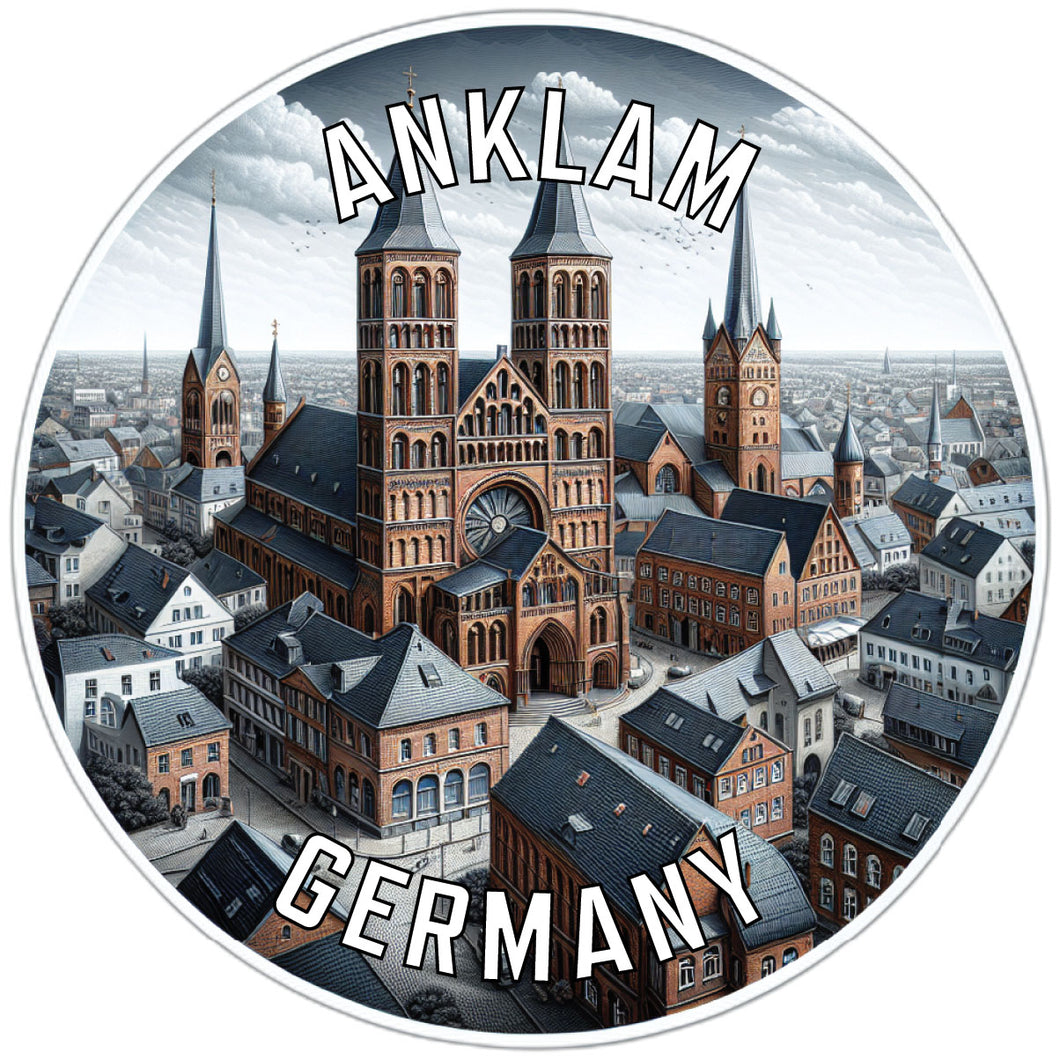 Anklam Germany Souvenir Vinyl Decal Sticker 2-Inch