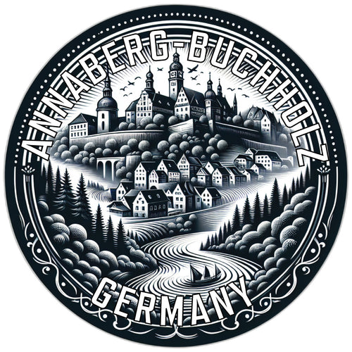 Annaberg Buchholz Germany Souvenir Die Cut Flat Magnet 2-Inch