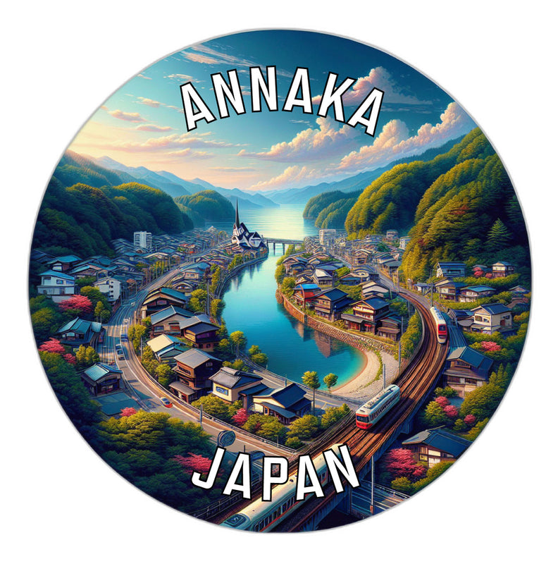Annaka Japan Souvenir Vinyl Decal Sticker 2-Inch