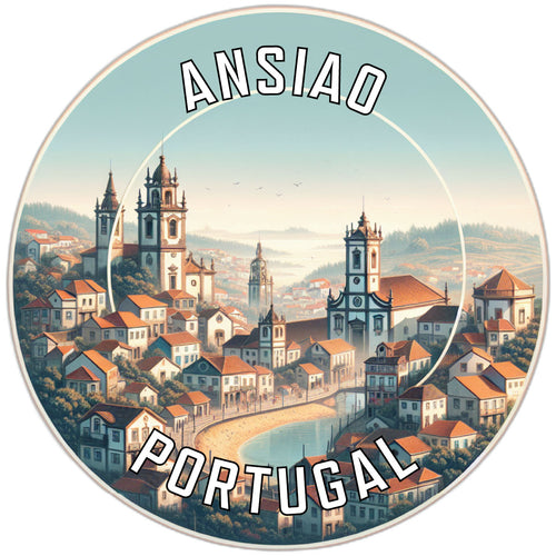 Ansiao Portugal Souvenir Vinyl Decal Sticker 4-Inch