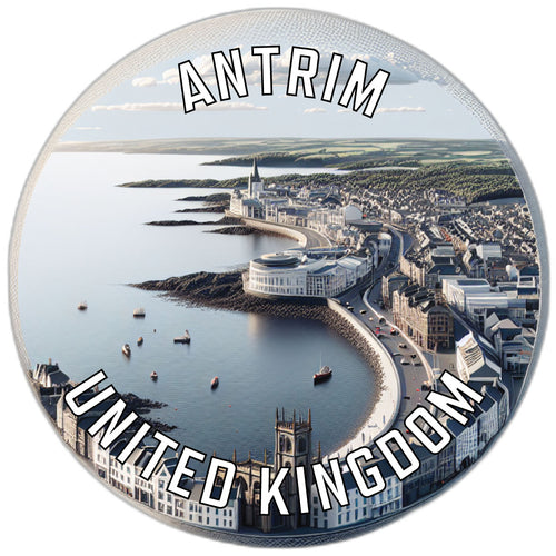 Antrim United Kingdom Souvenir Vinyl Decal Sticker 6-Inch