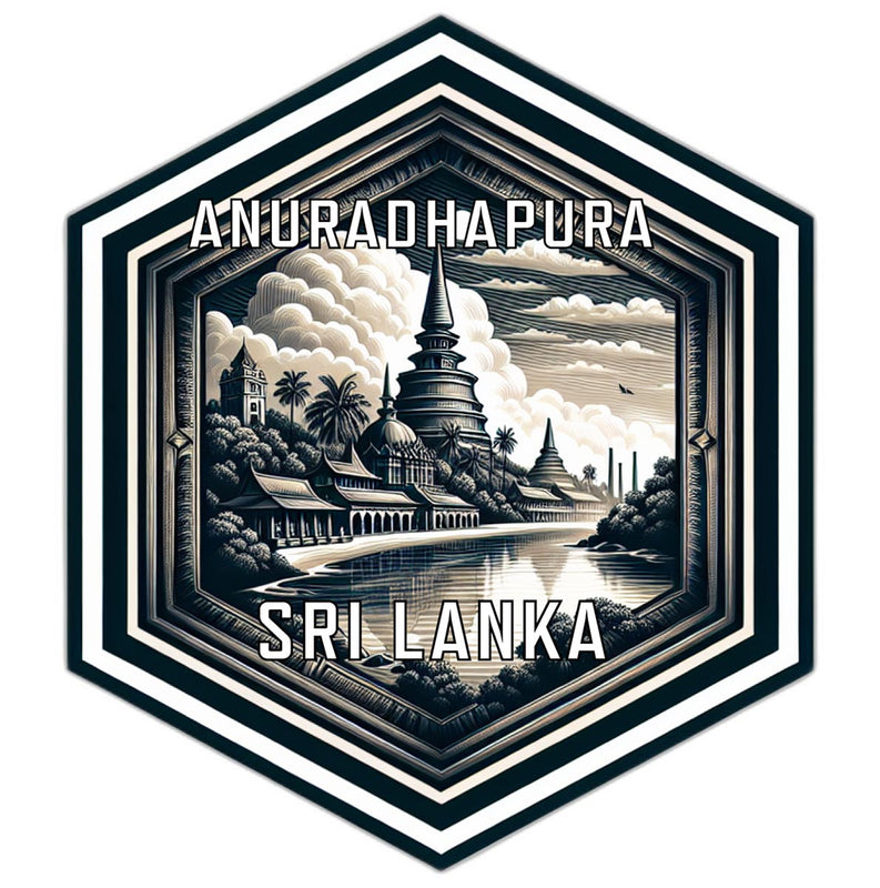 Anuradhapura Sri Lanka Travel Destination Souvenir Vinyl Decal Sticker 6-Inch