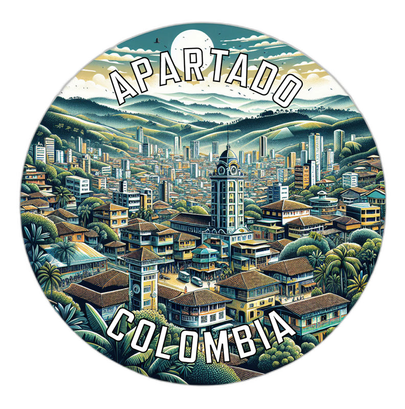 Apartado Colombia Souvenir Vinyl Decal Sticker 6-Inch