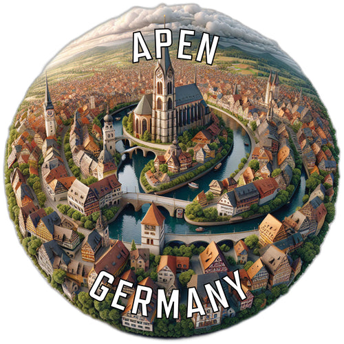 Apen Germany Souvenir Die Cut Flat Magnet 2-Inch
