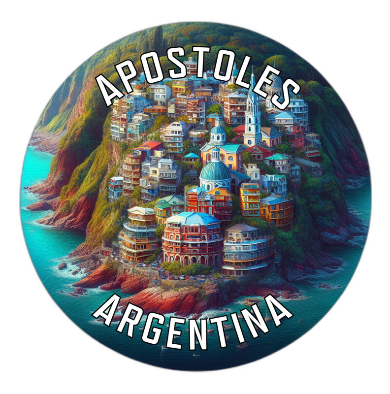 Apostoles Argentina Souvenir Die Cut Flat Magnet 2-Inch