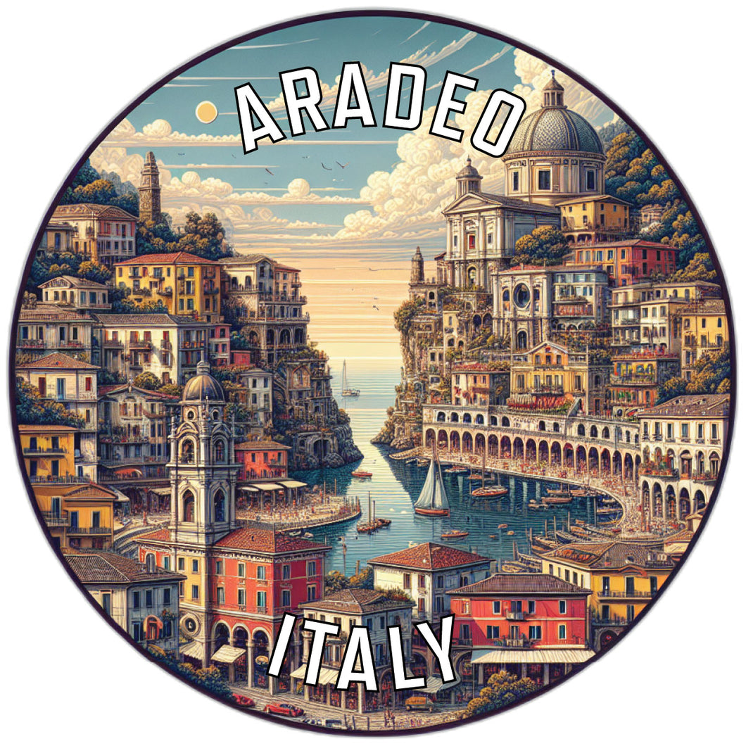 Aradeo Italy Souvenir Vinyl Decal Sticker 2-Inch