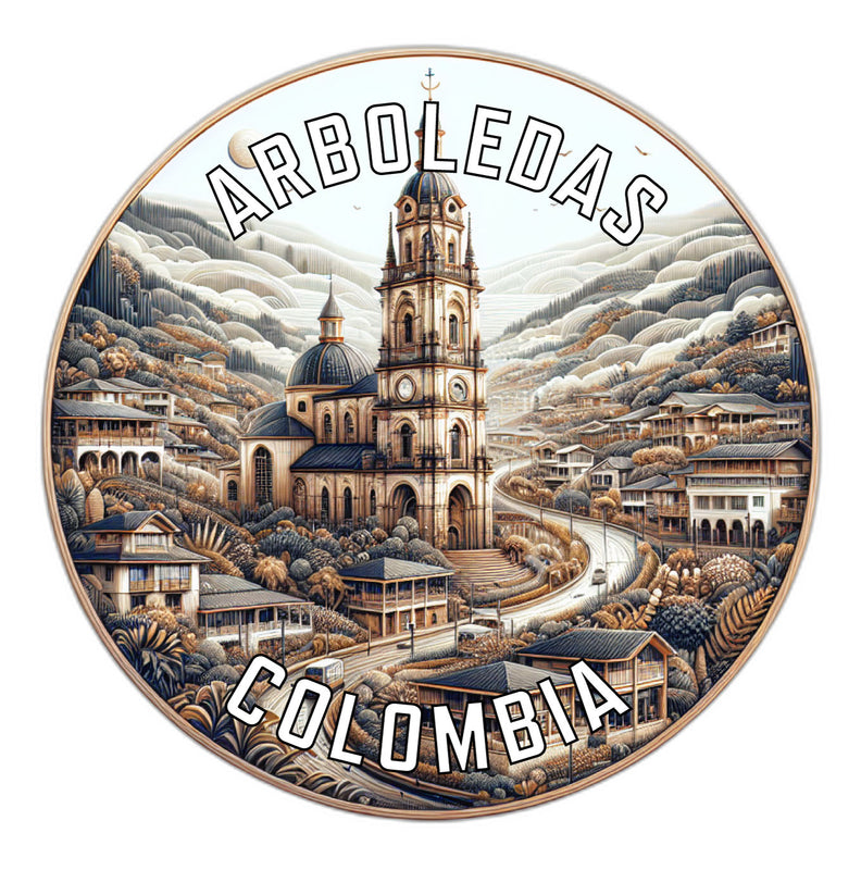 Arboledas Colombia Souvenir Vinyl Decal Sticker 2-Inch