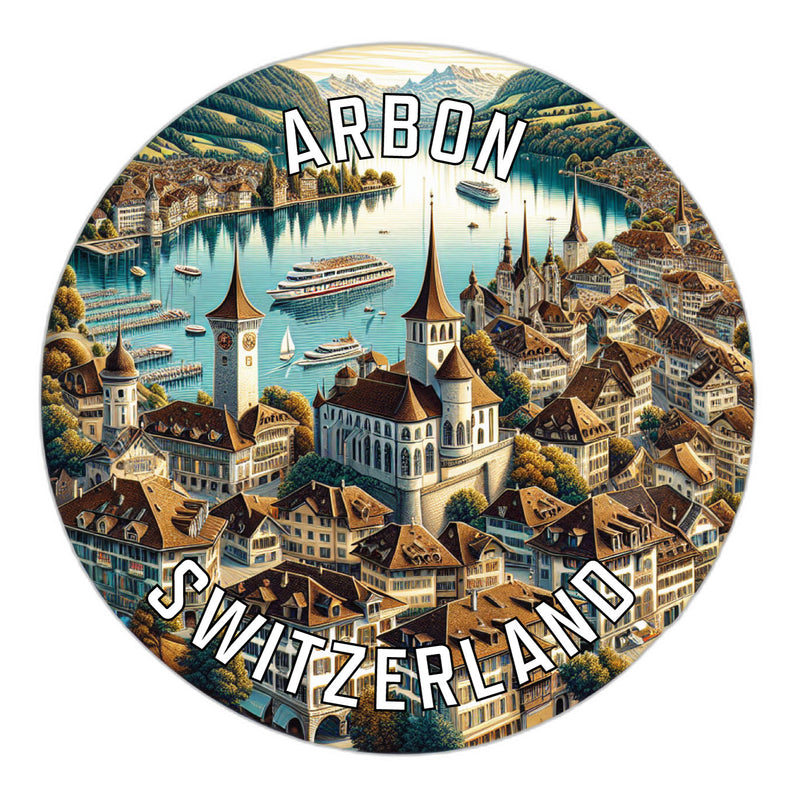 Arbon Switzerland Souvenir Vinyl Decal Sticker 2-Inch