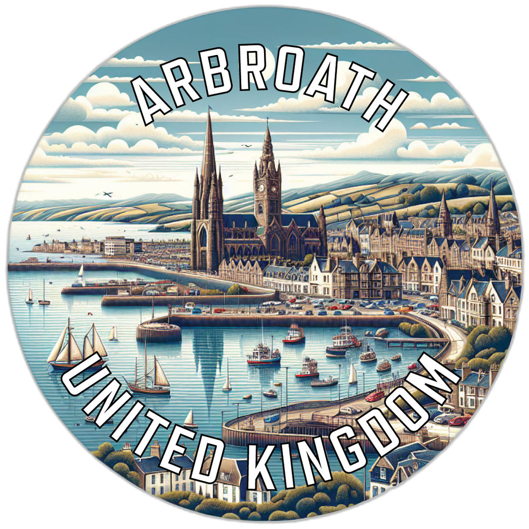 Arbroath United Kingdom Souvenir Vinyl Decal Sticker 6-Inch