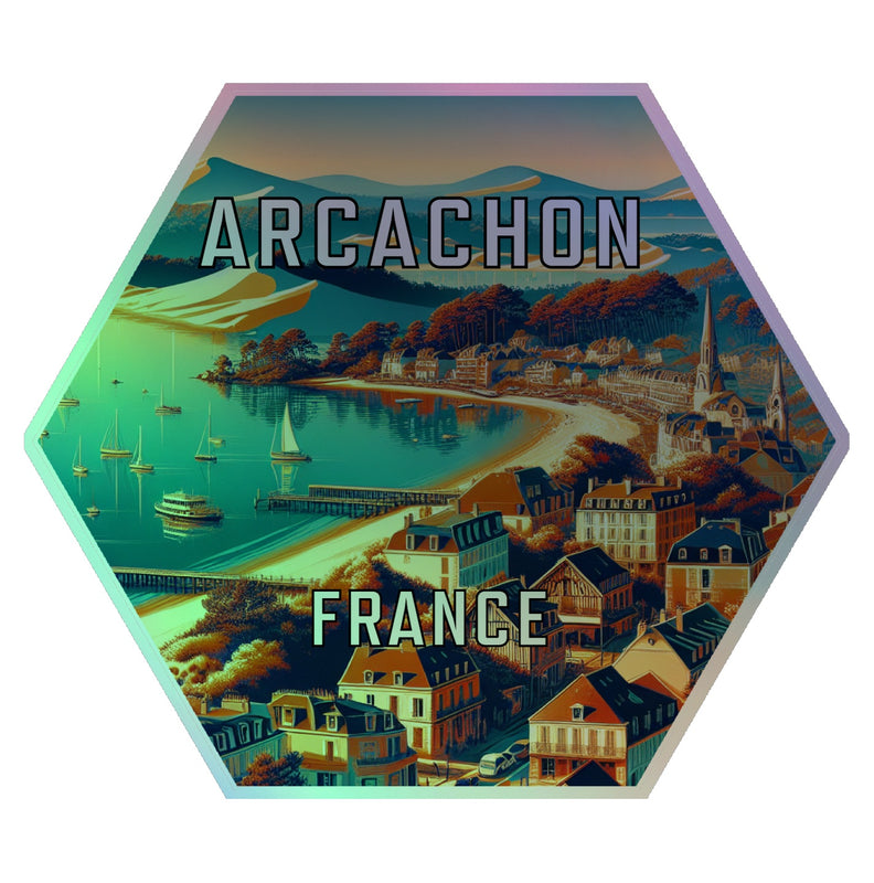 Arcachon France Souvenir Die Cut Flat Magnet 2-Inch