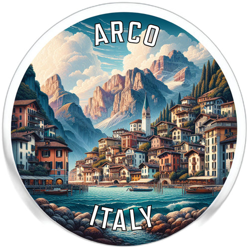 Arco Italy Souvenir Die Cut Flat Magnet 2-Inch