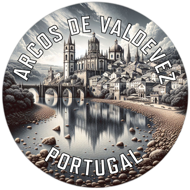 Arcos de Valdevez Portugal Souvenir Die Cut Flat Magnet 2-Inch