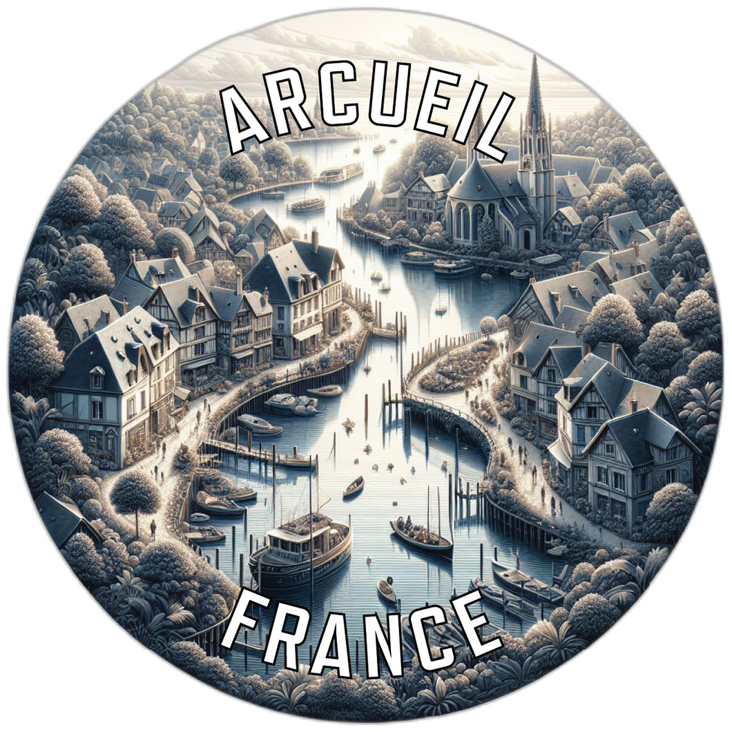 Arcueil France Souvenir Vinyl Decal Sticker 6-Inch