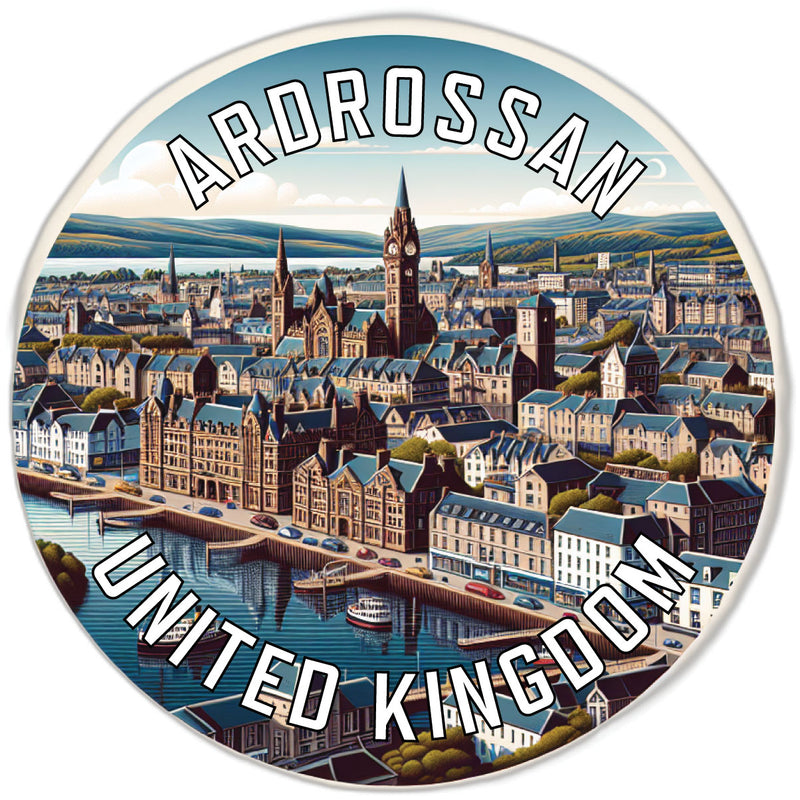 Ardrossan United Kingdom Souvenir Die Cut Flat Magnet 6-Inch