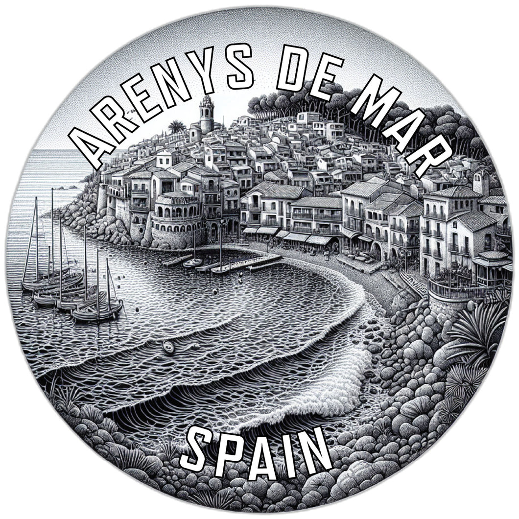 Arenys de Mar Spain Souvenir Vinyl Decal Sticker 2-Inch