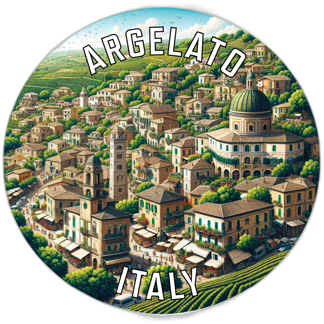 Argelato Italy Souvenir Die Cut Flat Magnet 2-Inch