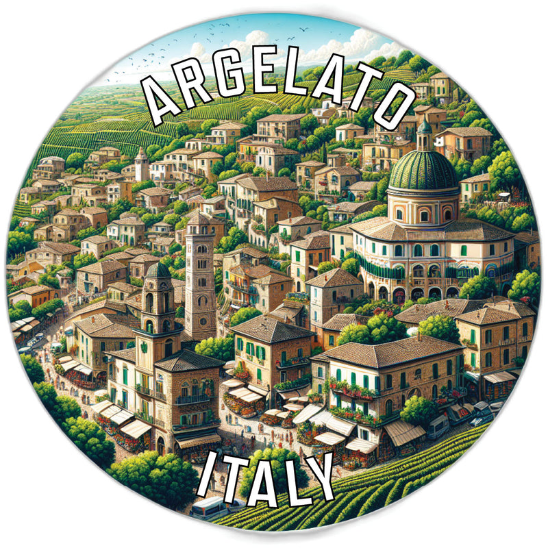 Argelato Italy Souvenir Die Cut Flat Magnet 2-Inch