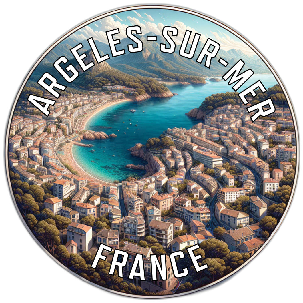 Argeles sur Mer France Souvenir Vinyl Decal Sticker 2-Inch