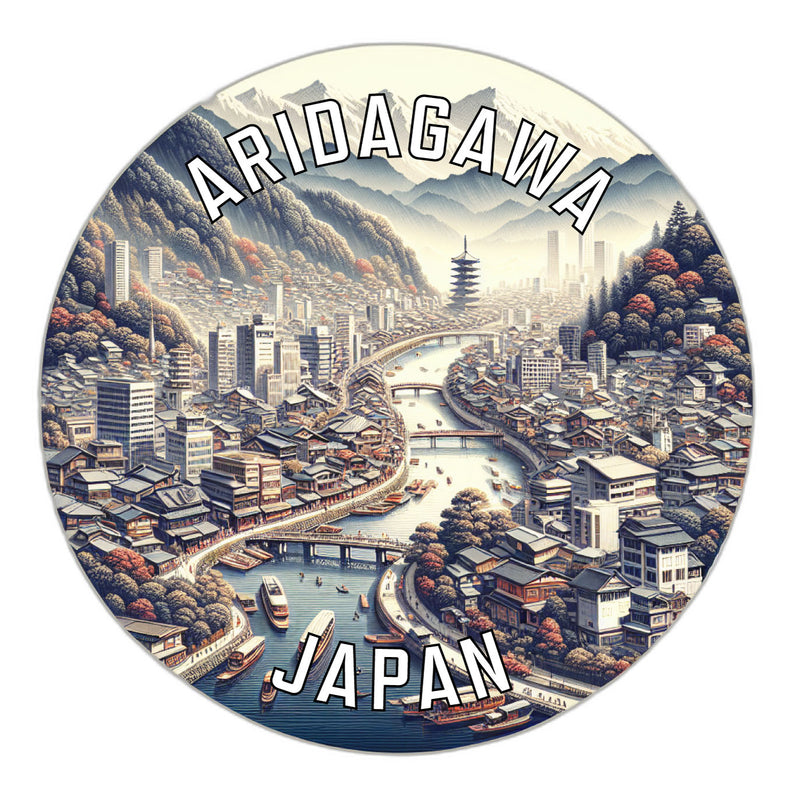 Aridagawa Japan Souvenir Vinyl Decal Sticker 2-Inch