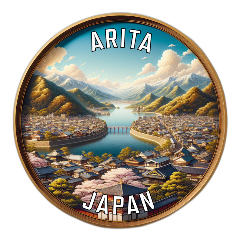 Arita Japan Souvenir Die Cut Flat Magnet 6-Inch