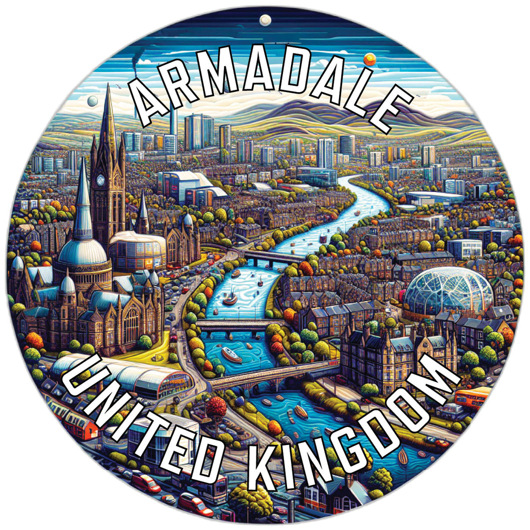 Armadale United Kingdom Souvenir Vinyl Decal Sticker 2-Inch