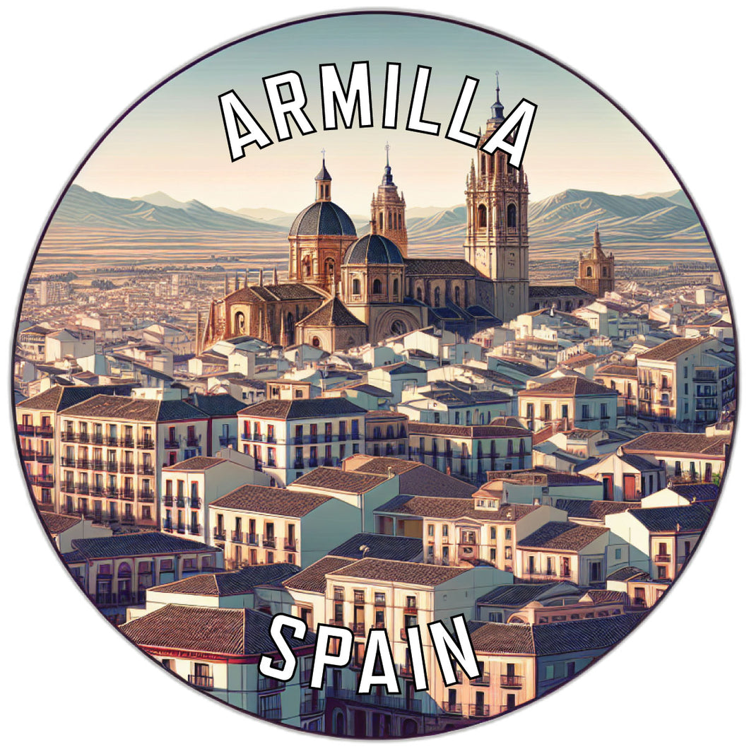 Armilla Spain Souvenir Die Cut Flat Magnet 2-Inch