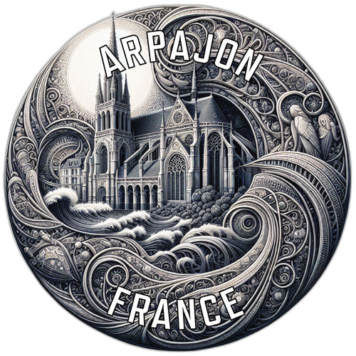 Arpajon France Souvenir Vinyl Decal Sticker 2-Inch