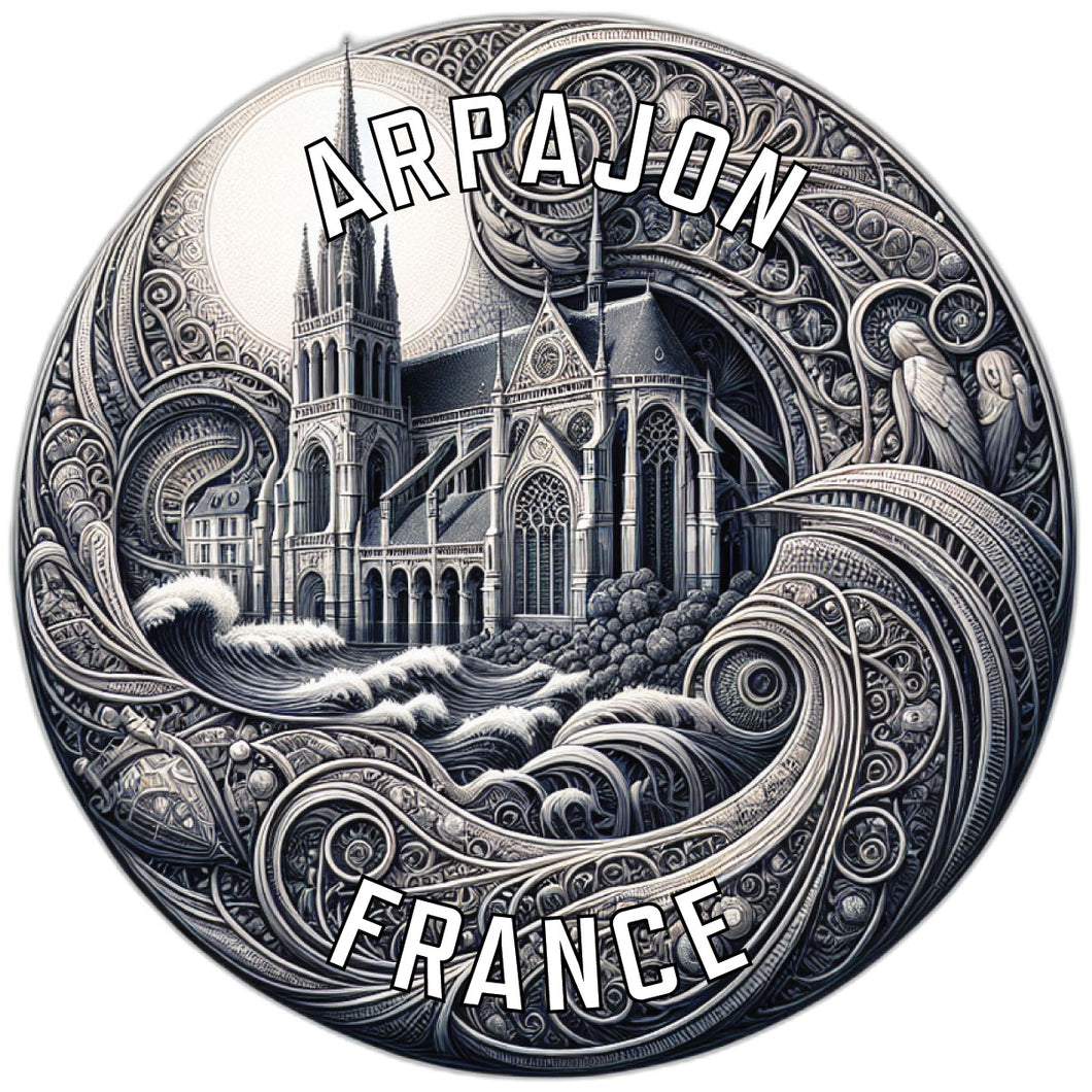 Arpajon France Souvenir Vinyl Decal Sticker 2-Inch