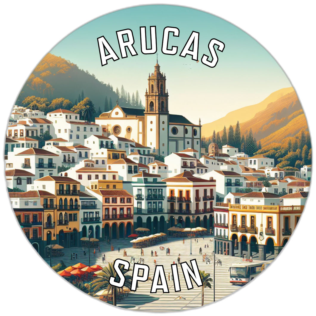 Arucas Spain Souvenir Vinyl Decal Sticker 2-Inch