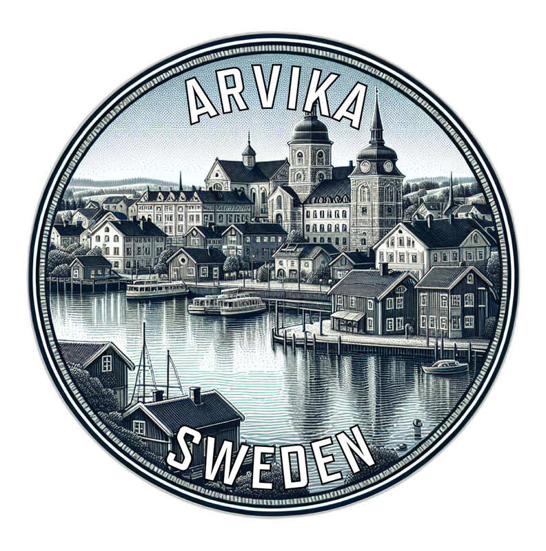 Arvika Sweden Souvenir Vinyl Decal Sticker 2-Inch