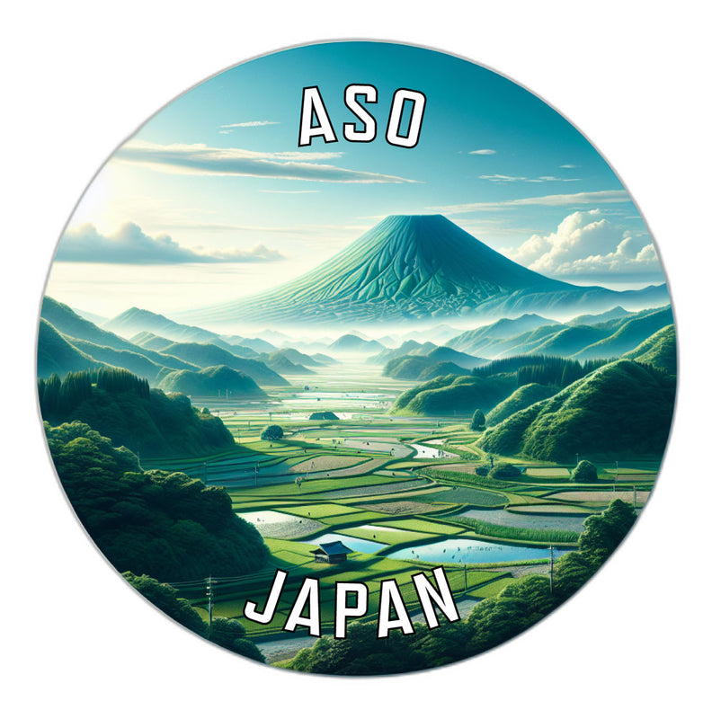 Aso Japan Souvenir Vinyl Decal Sticker 6-Inch