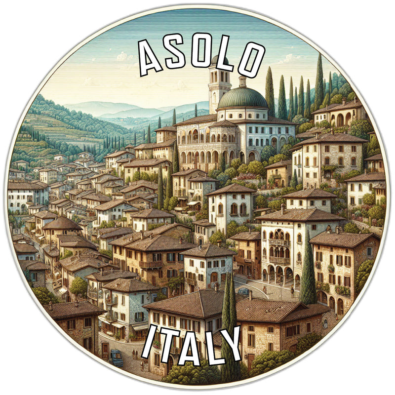 Asolo Italy Souvenir Vinyl Decal Sticker 6-Inch