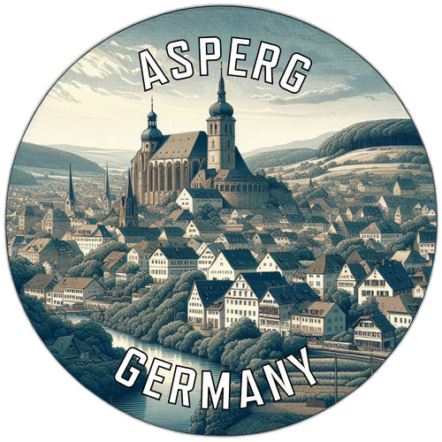 Asperg Germany Souvenir Vinyl Decal Sticker 6-Inch