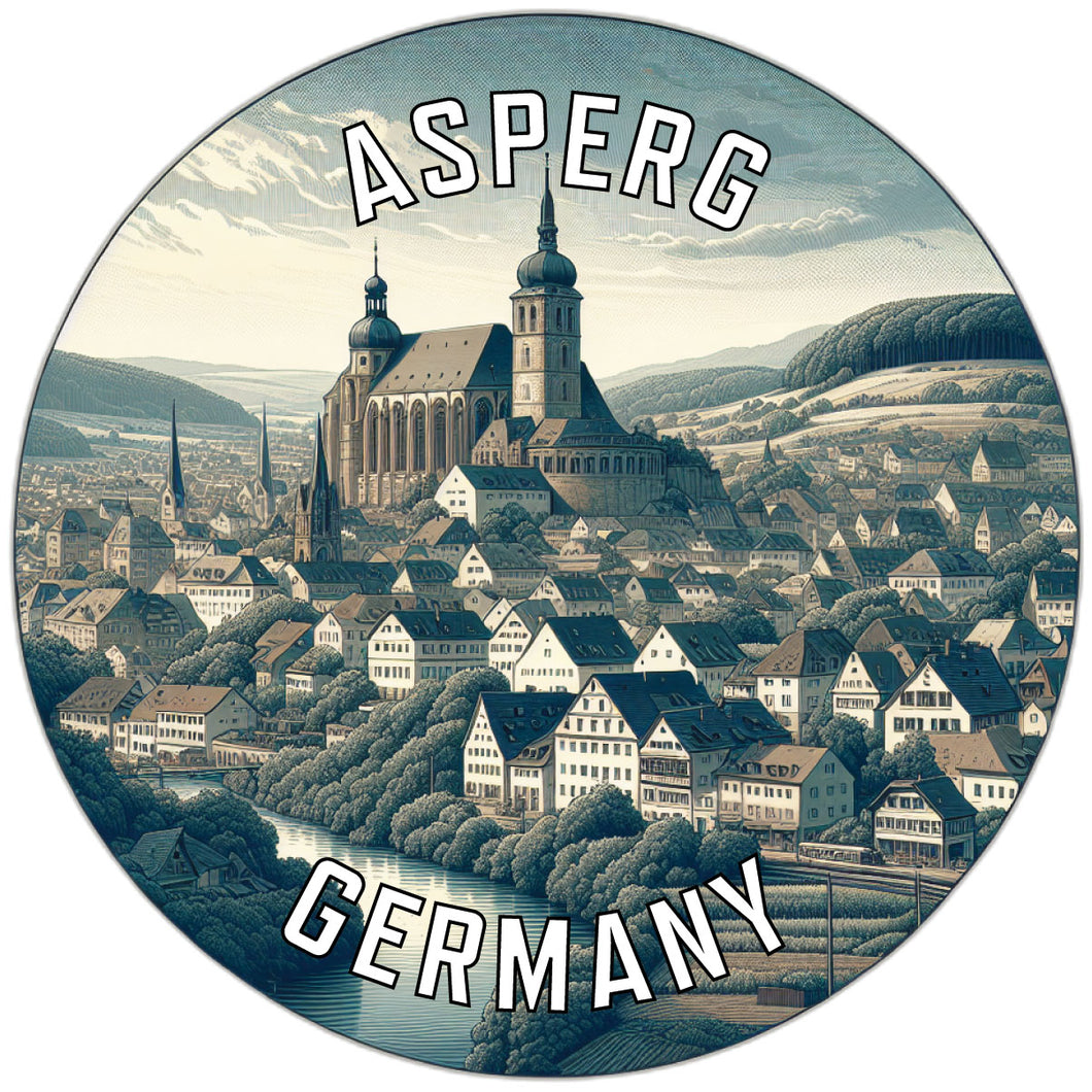 Asperg Germany Souvenir Vinyl Decal Sticker 6-Inch