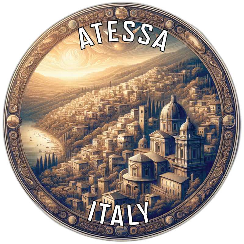 Atessa Italy Souvenir Vinyl Decal Sticker 6-Inch