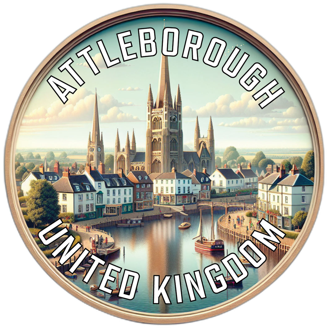 Attleborough United Kingdom Souvenir Vinyl Decal Sticker 2-Inch