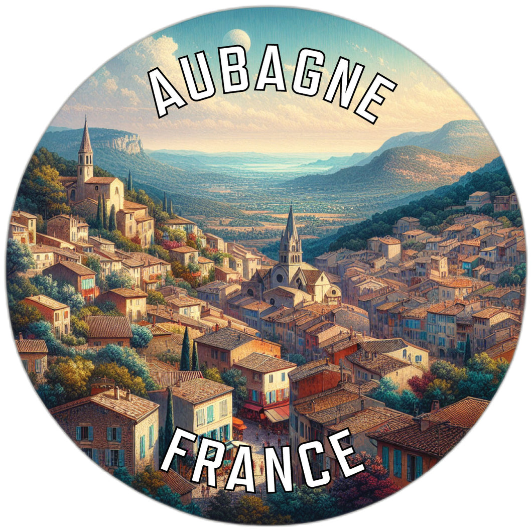 Aubagne France Souvenir Vinyl Decal Sticker 6-Inch